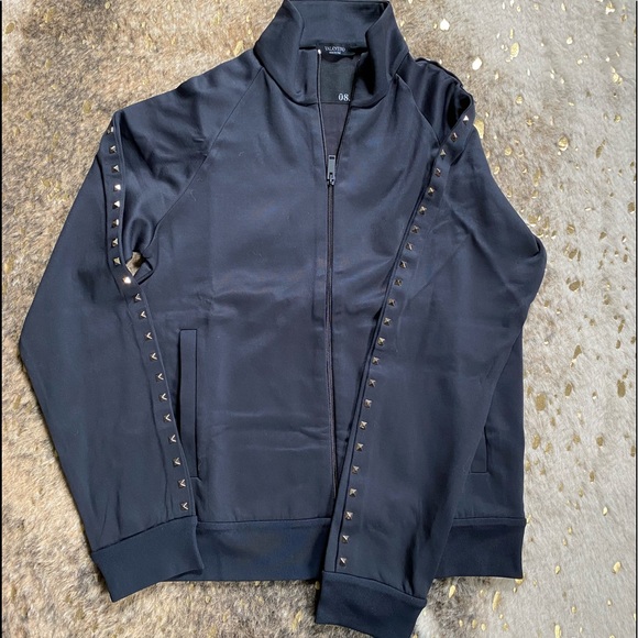 Valentino Rockstud Untitled #8 Jersey Track Jacket - Picture 2 of 4